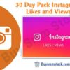 30 Day Pack Instagram Likes and Views