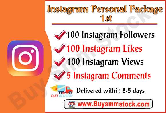 Buy Instagram Personal Package 1st