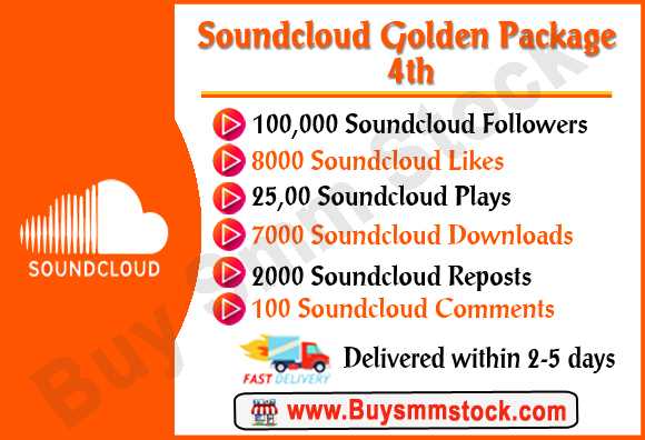 Buy Soundcloud Golden Package 4th