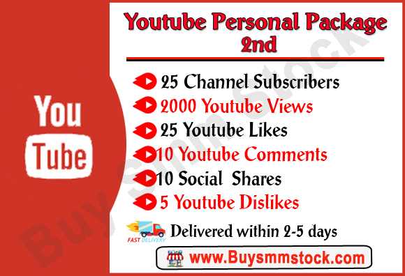 Buy Youtube Personal Package 2nd