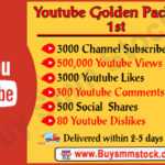Buy Golden Youtube Package 1st