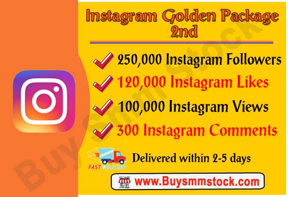 Buy Instagram Golden Package 2nd