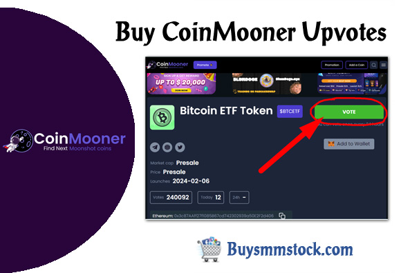 Buy CoinMooner Upvotes