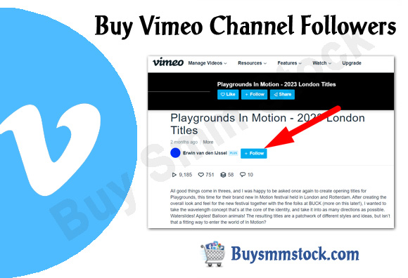 Buy Vimeo Channel Followers